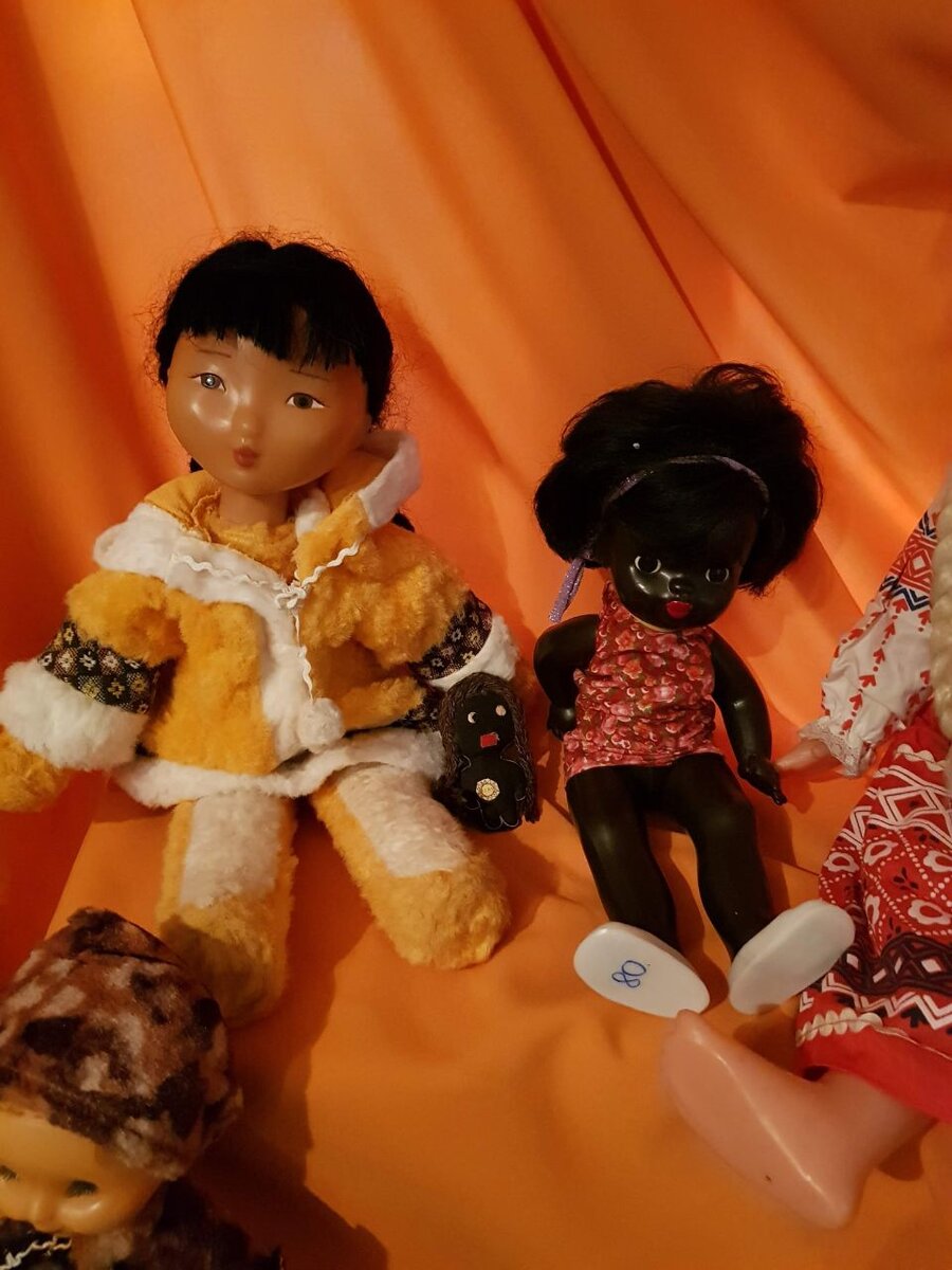 Фото автора - я помню этих кукол в своём детстве,  сейчас вряд ли их увидишь где-то кроме музея 