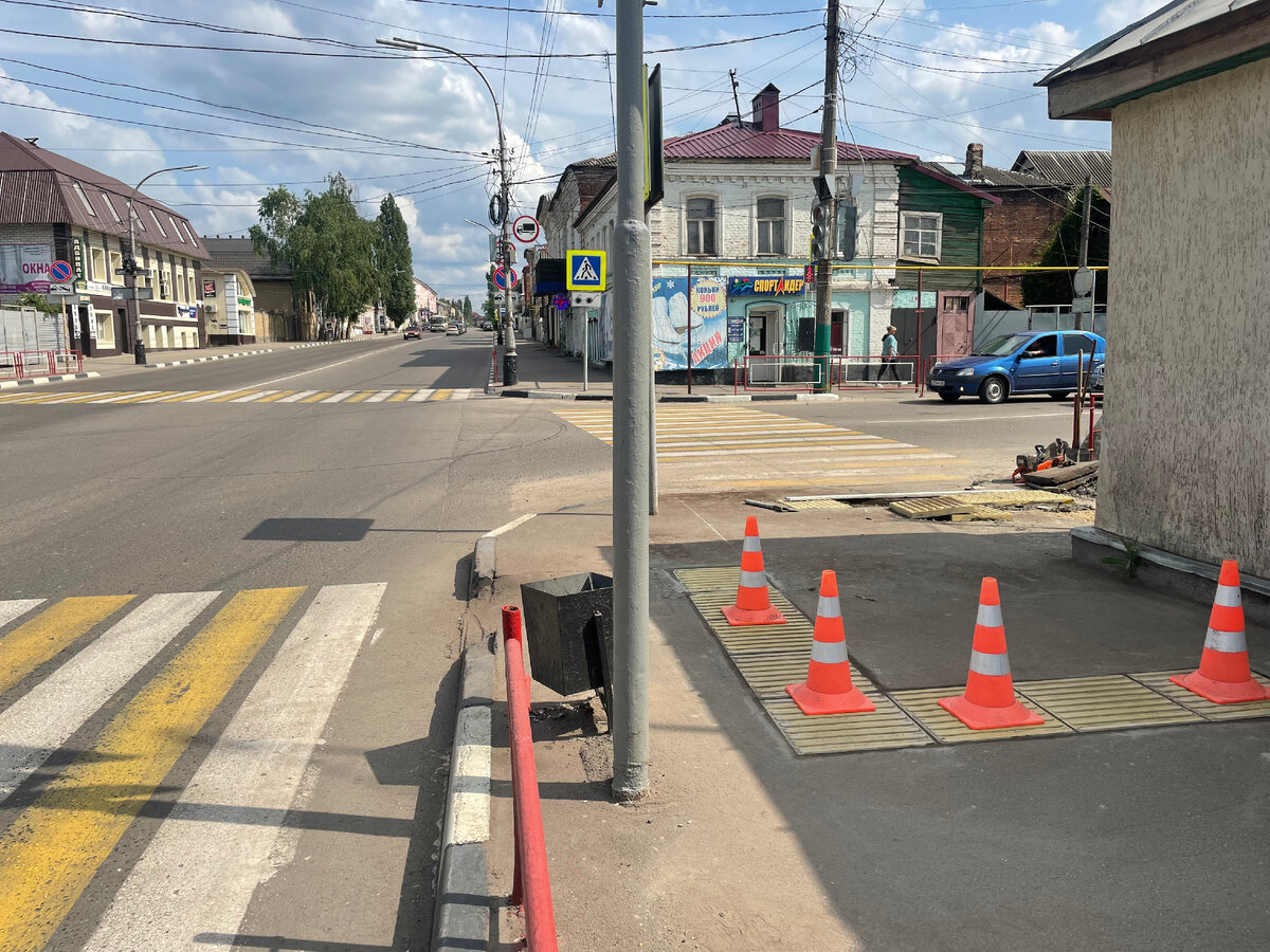 Новая плитка уложена трех местах наукограда
