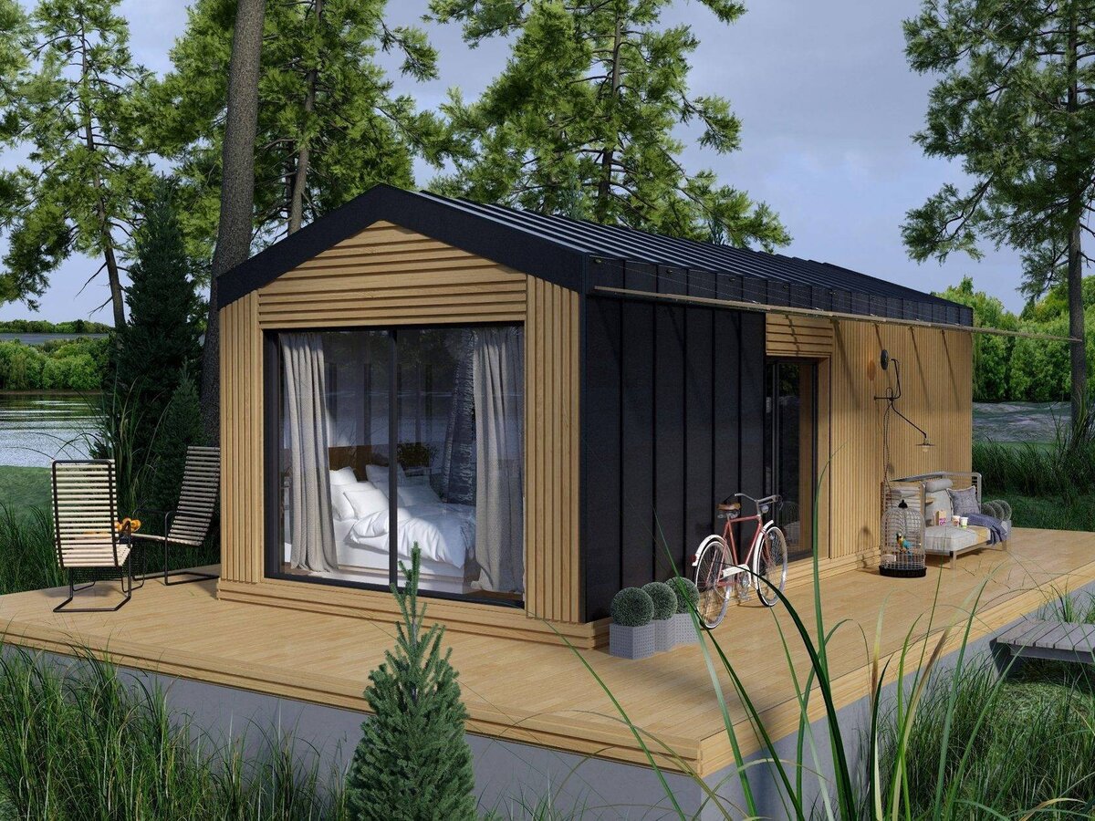 General House. Строительство домов из клееного бруса и CLT-панелей.