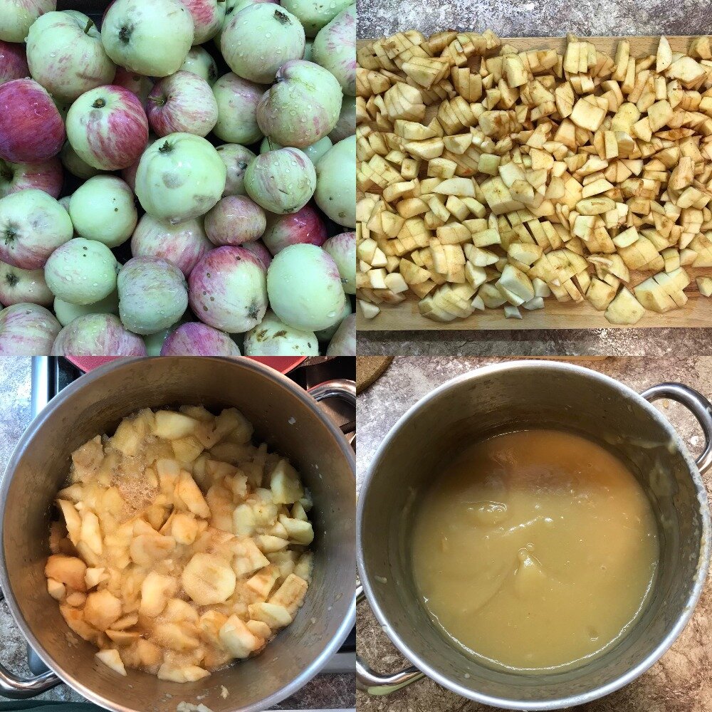 Приготовление яблочного пюре