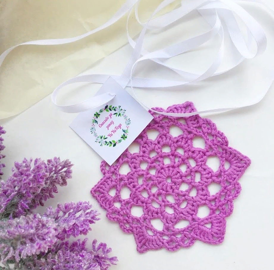 салфетка крючком 