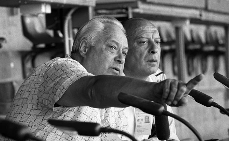 Николай Озеров и Котэ Махарадзе. Фото Яндекс.Картинки. 