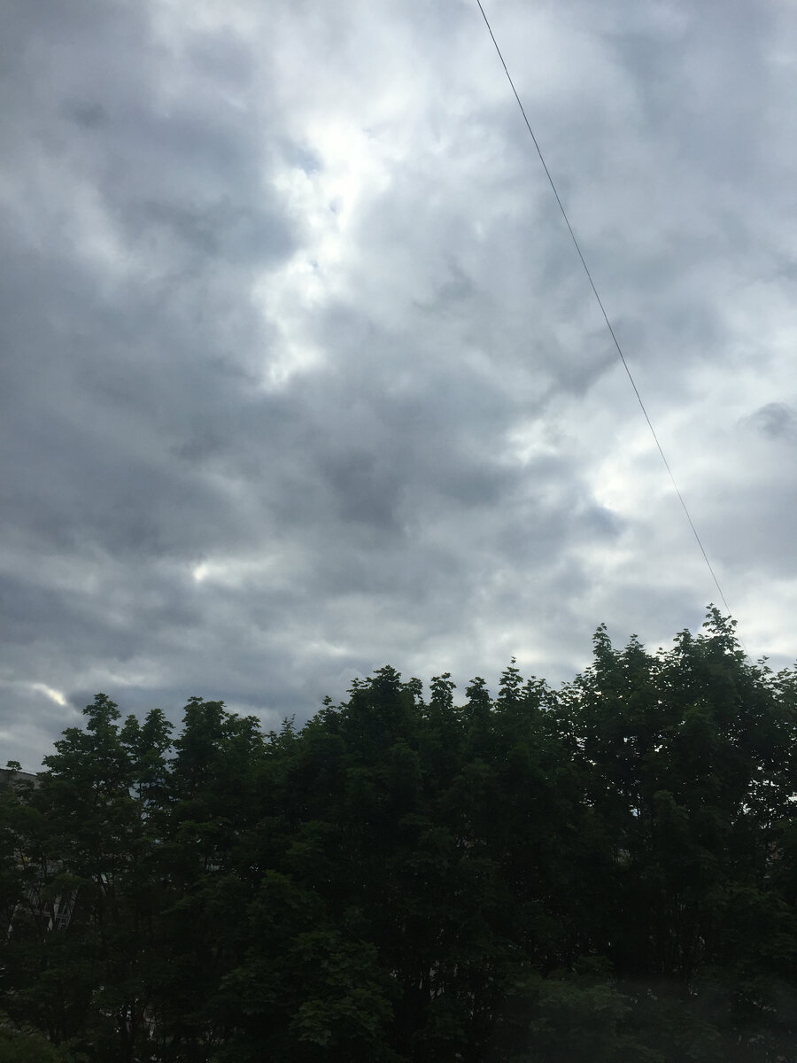 Вчера было такое красивое небо