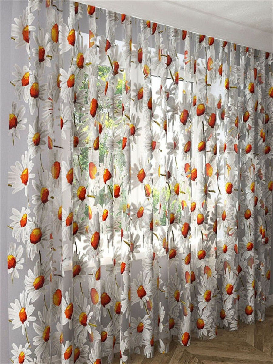 НА ФОТО: Мягкий и нежный тюль INVA "Ромашки" с печатным рисунком АРТИКУЛ: 18328130
https://www.wildberries.ru/catalog/18328130/detail.aspx?targetUrl=SP