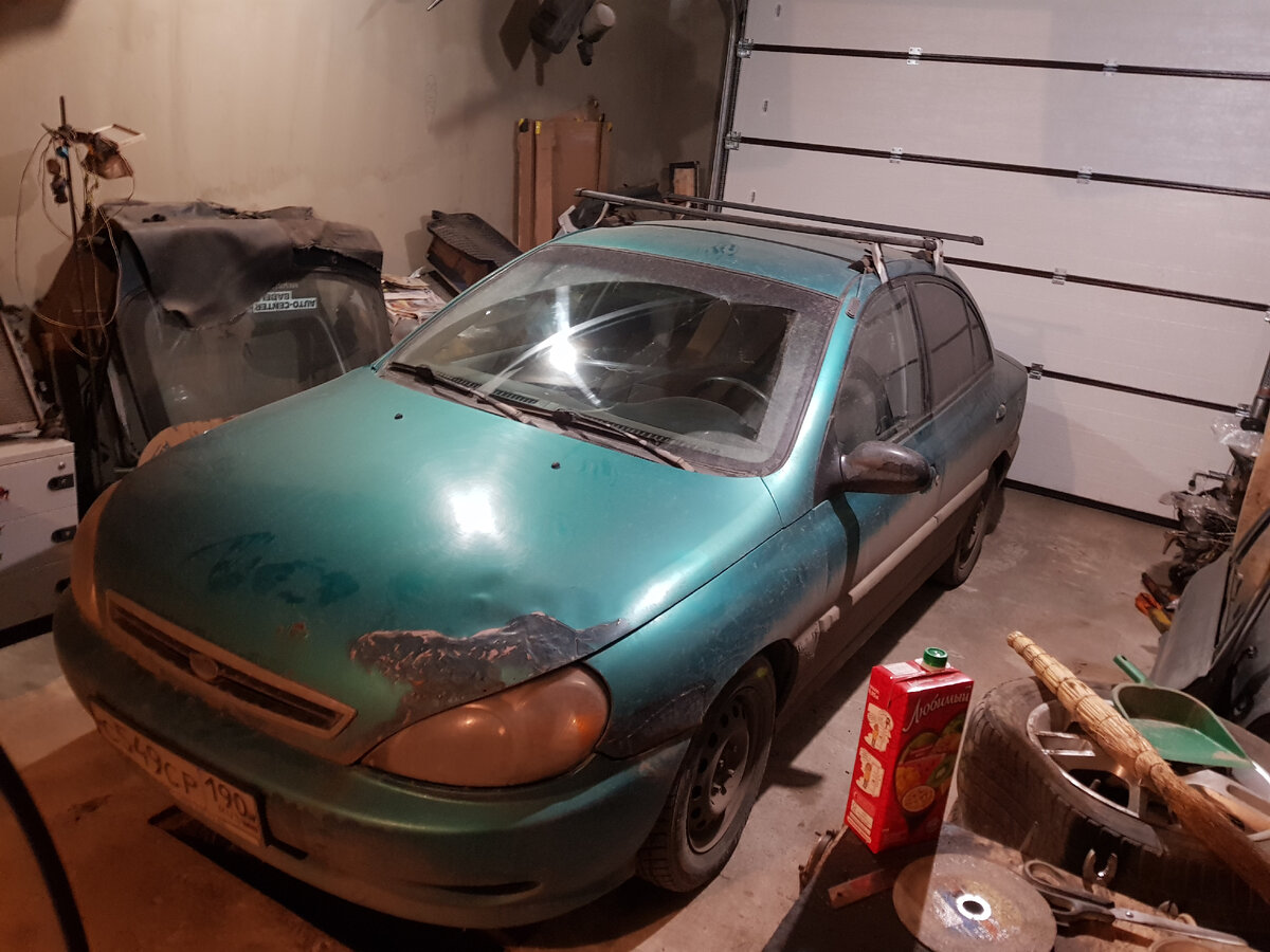 Kia Rio 1 дорестайлинг. Фото автора