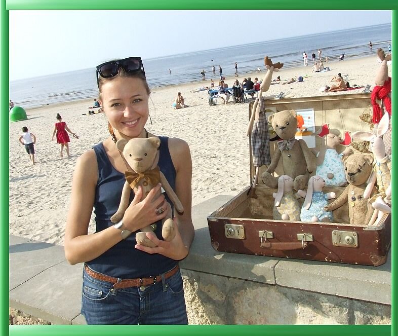 Инна Воробей из Барановичей в Юрмале. Фото автора