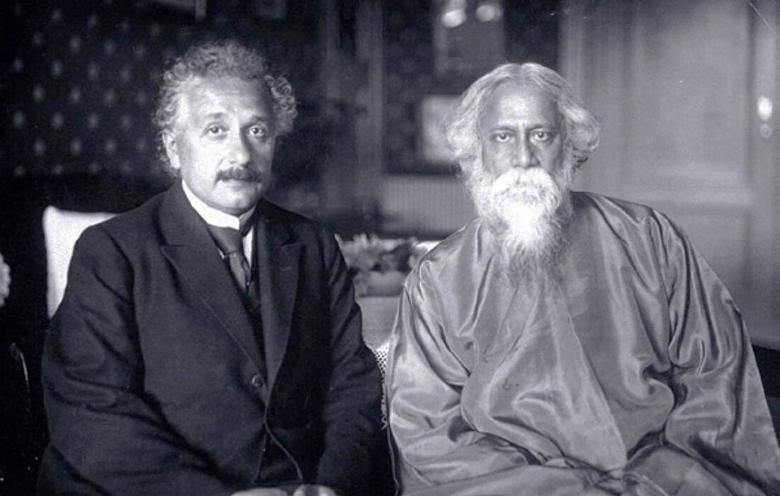 Рабиндранат Тагор и Альберт Эйнштейн
