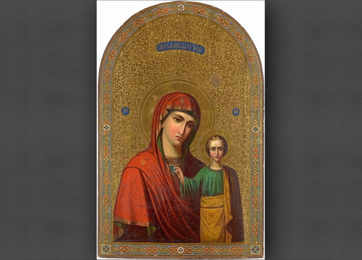 Образ Казанской Пресвятой Богородицы. Фотографий несколько, листайте галерею.