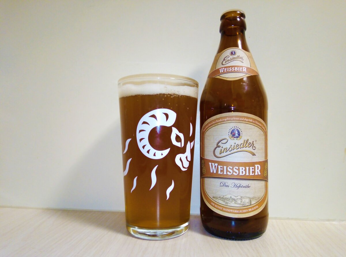 «Weissbier» в стакане. Фото автора