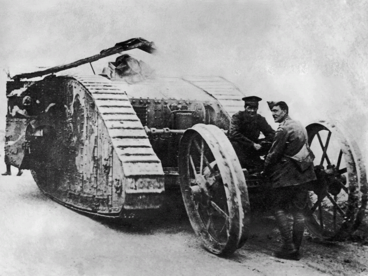 1 техника это. Танк 1914 года