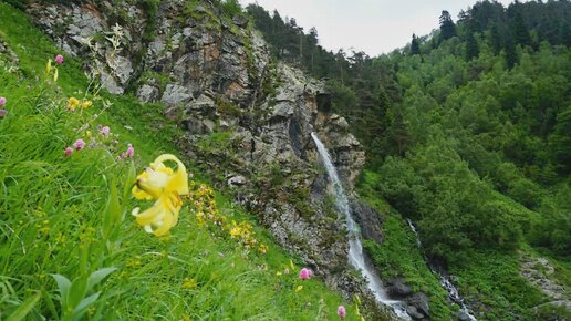 К Баритовому водопаду