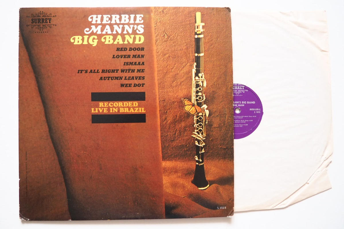 Альбом Herbie Mann's Big Band - Recorded In Brazil (Surrey, 1965)
