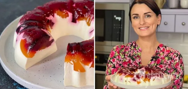 Торт без выпечки ''Битое стекло''