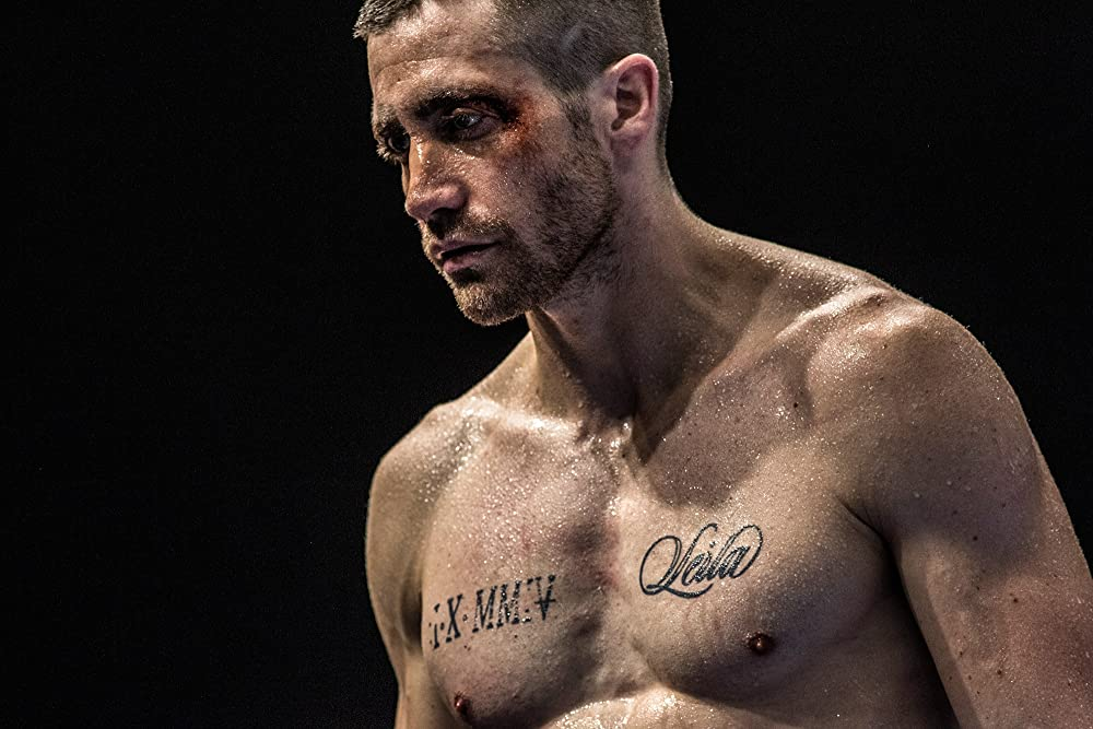 Кадр из фильма Southpaw. Режиссер: Антуан Фукуа. Оператор: Мауро Фиоре. Производство: Escape Artists, Fuqua Films, Riche Productions, WanDa Pictures. Показ в России: Парадиз