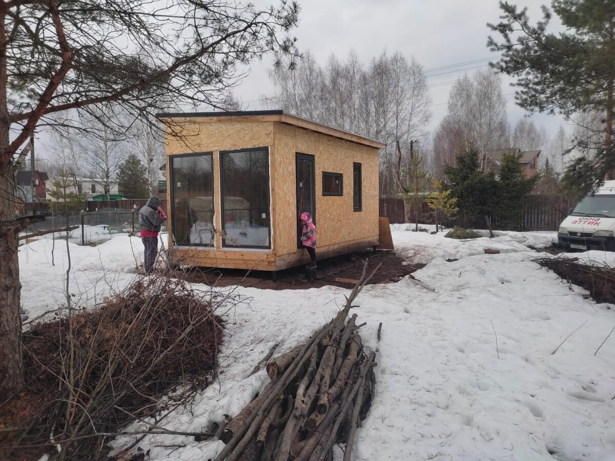 Фундамент под бытовку