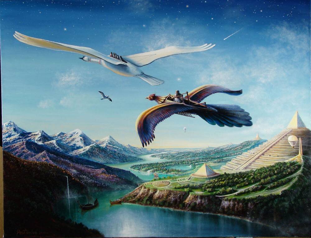 Гиперборея. Художник Александр Яблоков. Источник: picture-russia.ru