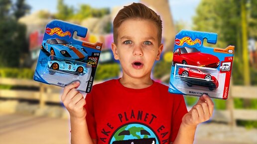 Марк нашел новые машинки Hot Wheels на прогулке