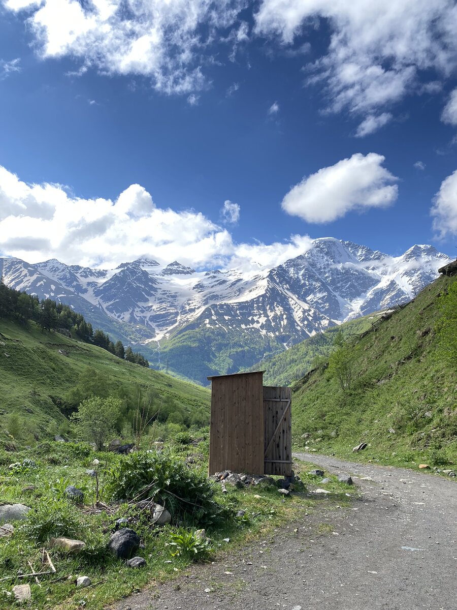 Умиротворяющий вид, кабинка здесь гармонично вписалась