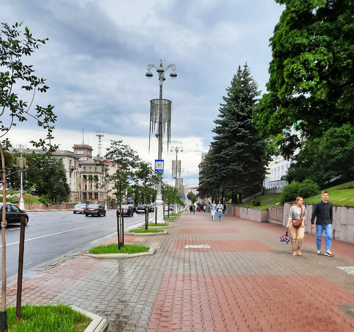 Минск после дождя. Фото автора.