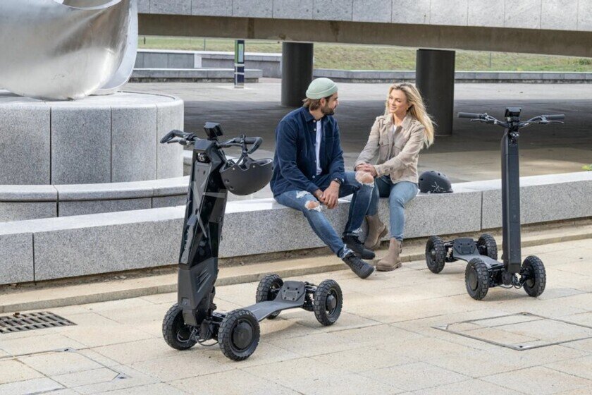    Этот самокат может заменить машину. Фото: Indiegogo