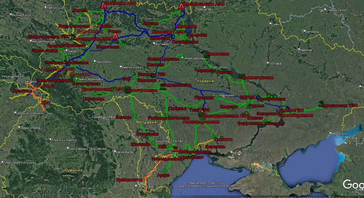 Украинская энергосистема на утро 11.10.2022