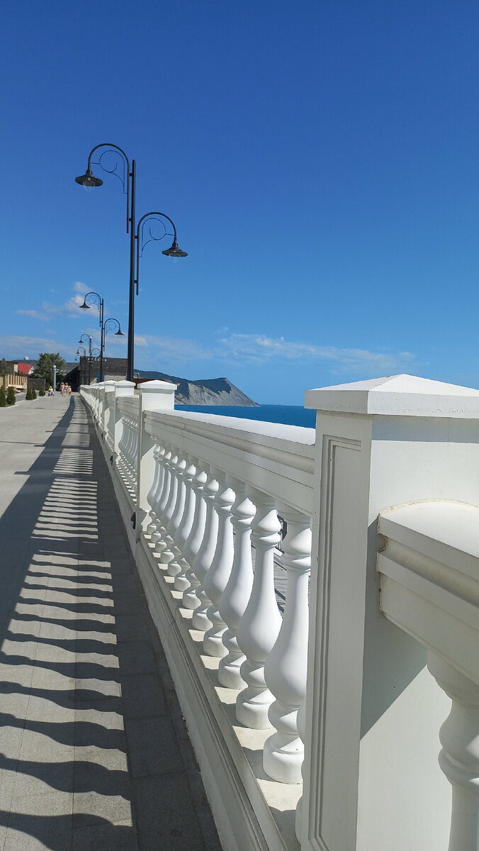 Анапа 2022. Новая белая набережная 