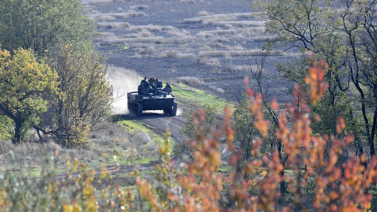    Мобилизованные военнослужащие РФ в Запорожской области© РИА Новости / Евгений Биятов