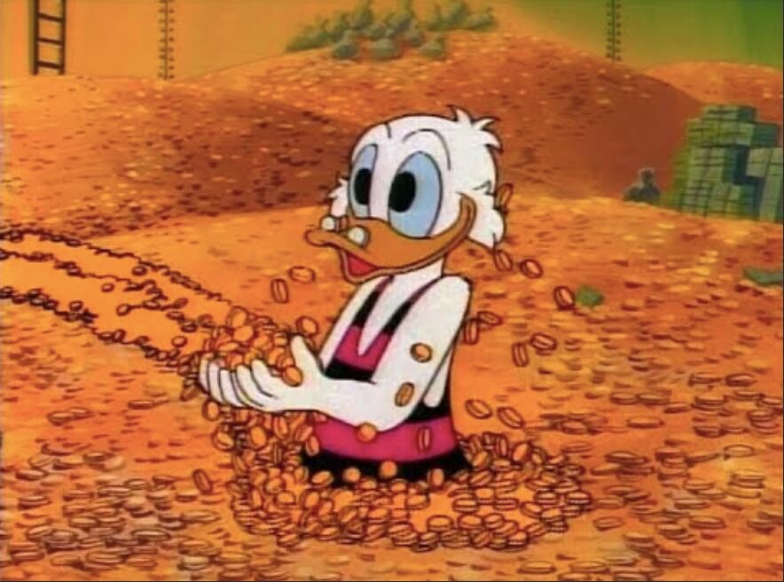 Самый богатый селезень в мире.