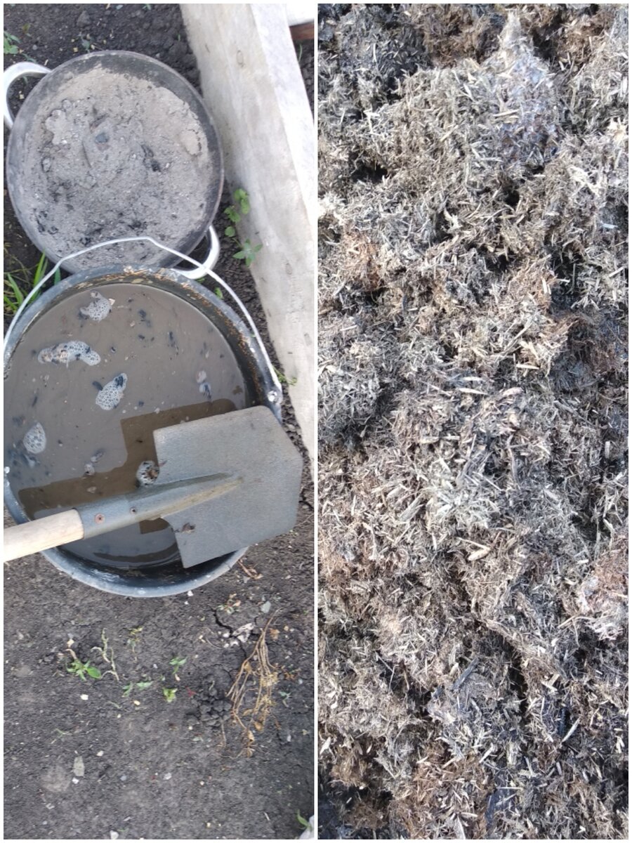 Готовим подкормку из золы и навоза