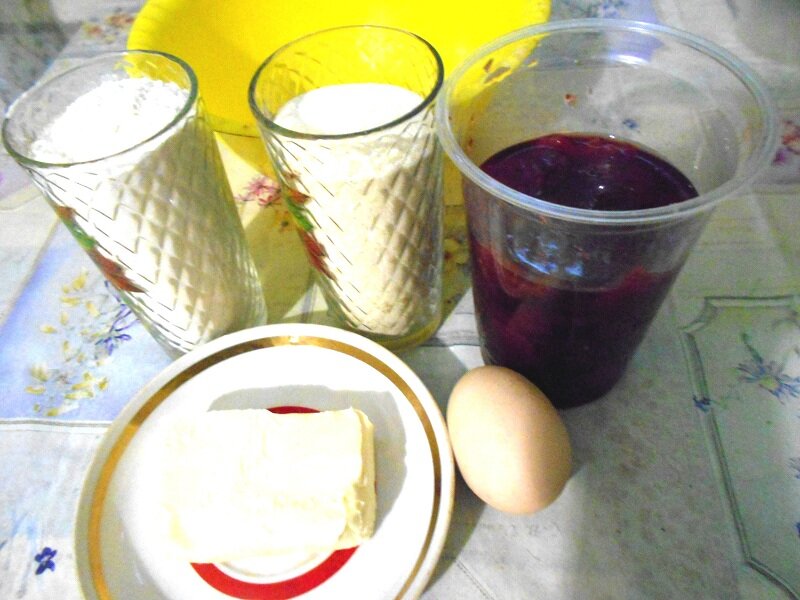 все продукты для пирога