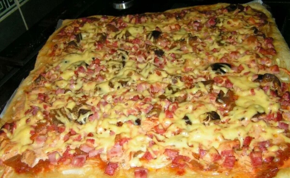 бездрожжевая домашняя пицца в духовке фото 80