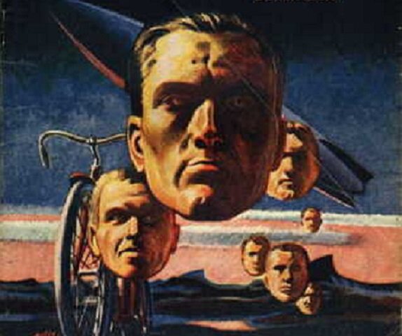 Обложка журнала Astounding Science Fiction, где была впервые опубликована повесть. Ниже - прекрасные иллюстрации из той же публикации