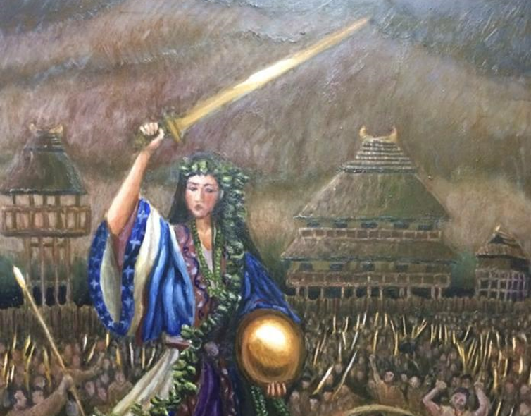 Королева Химико, правившая шесть десятилетий между 175 и 248 годами, была первой женщиной-правителем Японии. Тошихиро Харада, CC BY-NC