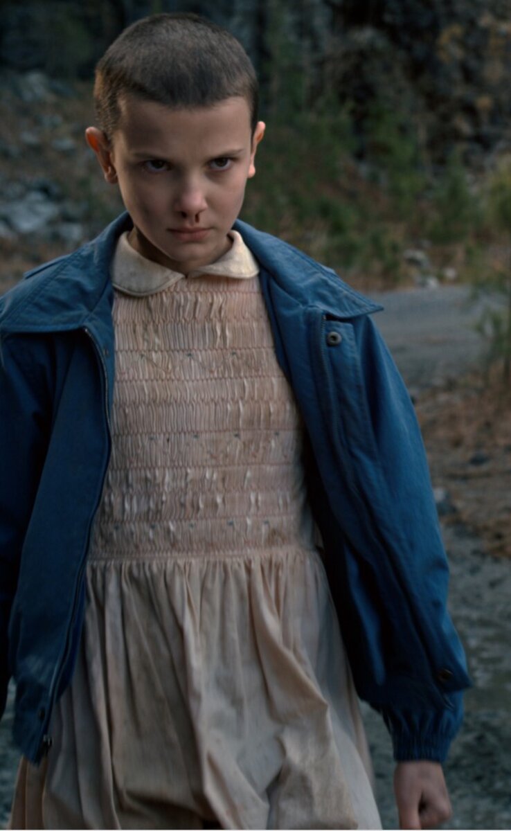 Лысая Милли в сериале «Очень странные дела»