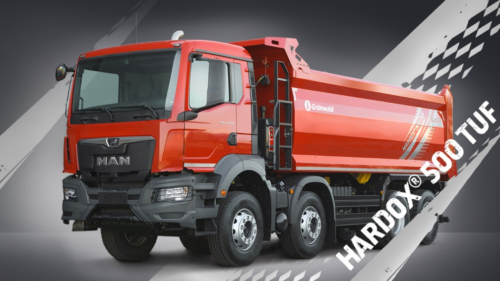 MAN TGS 3 с самосвальным кузовом Grunwald