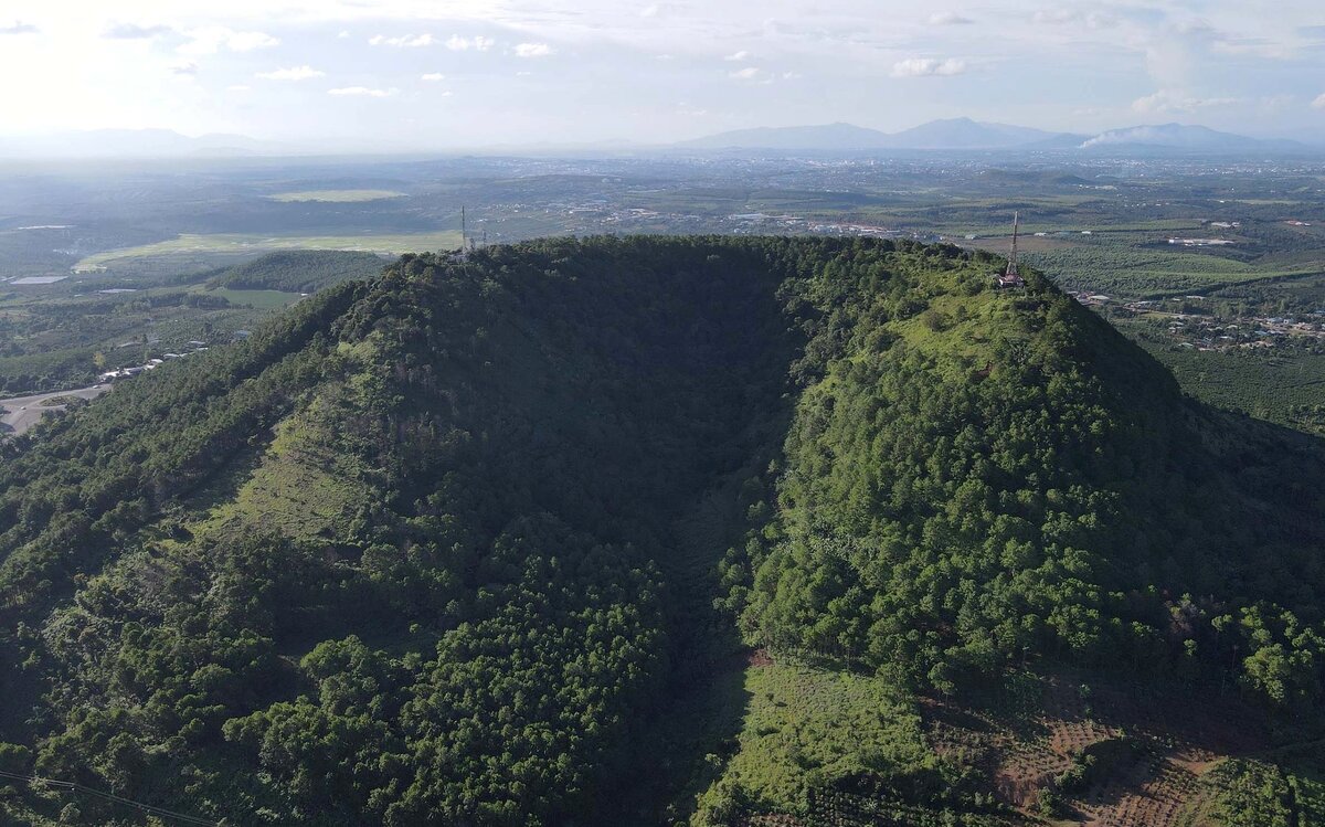 Остатки вулкана.