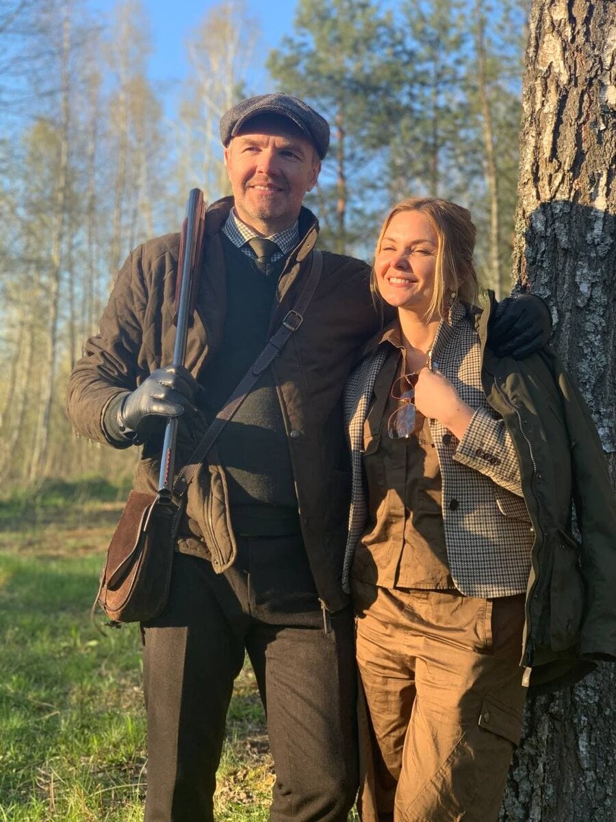 Олег Францевич с женой Валерией