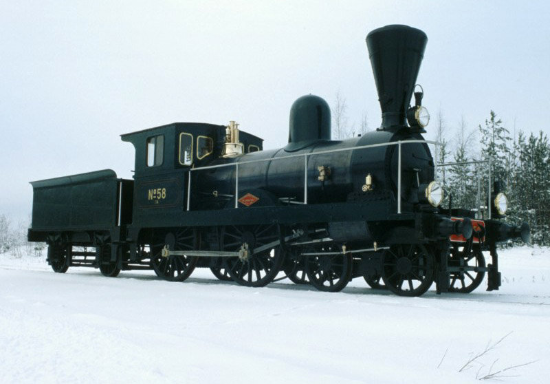Паровоз типа 2-2-0 серии А5.