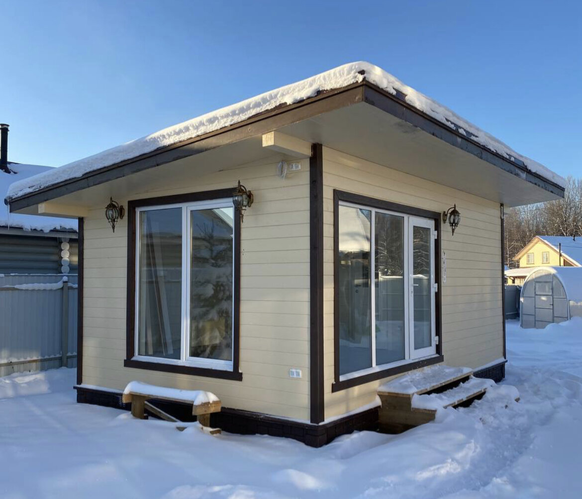 Каркасная баня. Фото из личного архива автора