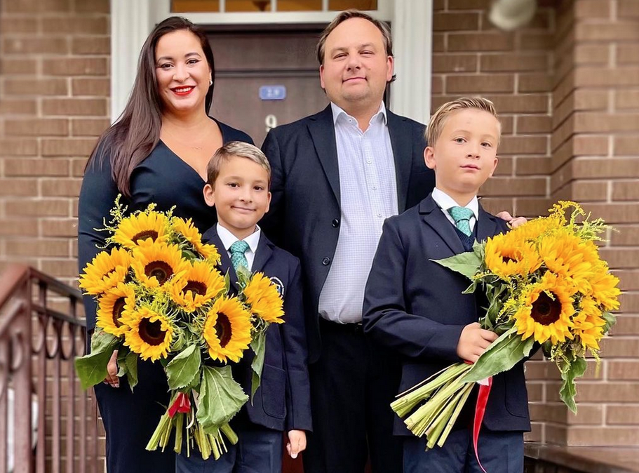 Мы с мужем и старшими сыновьями