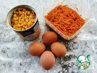     Продукты для салата.