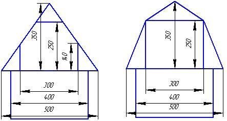 Схема мансардной крыши 6х6