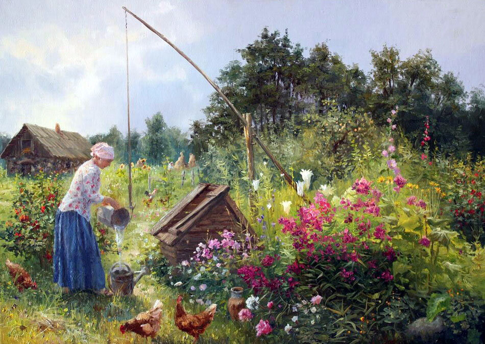 Владимир Жданов, Русская деревня