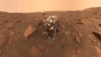 Ровер грунтовых вод на Марсе, curiosity обнаружил необычные следы.
