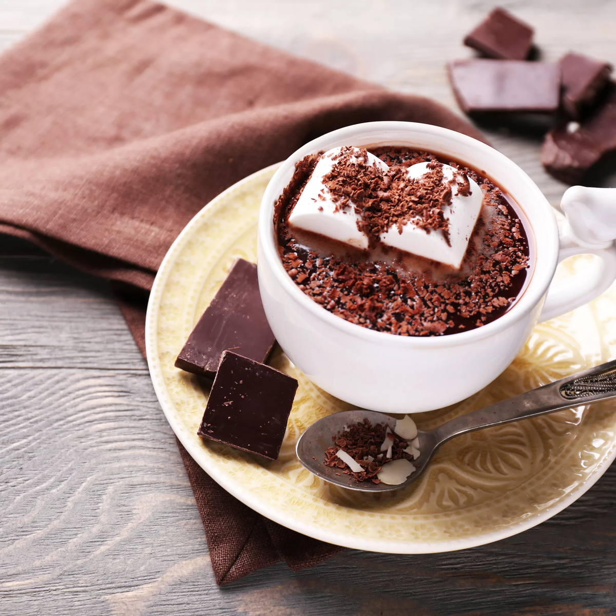 горячий шоколад из какао порошка и молока | Дзен