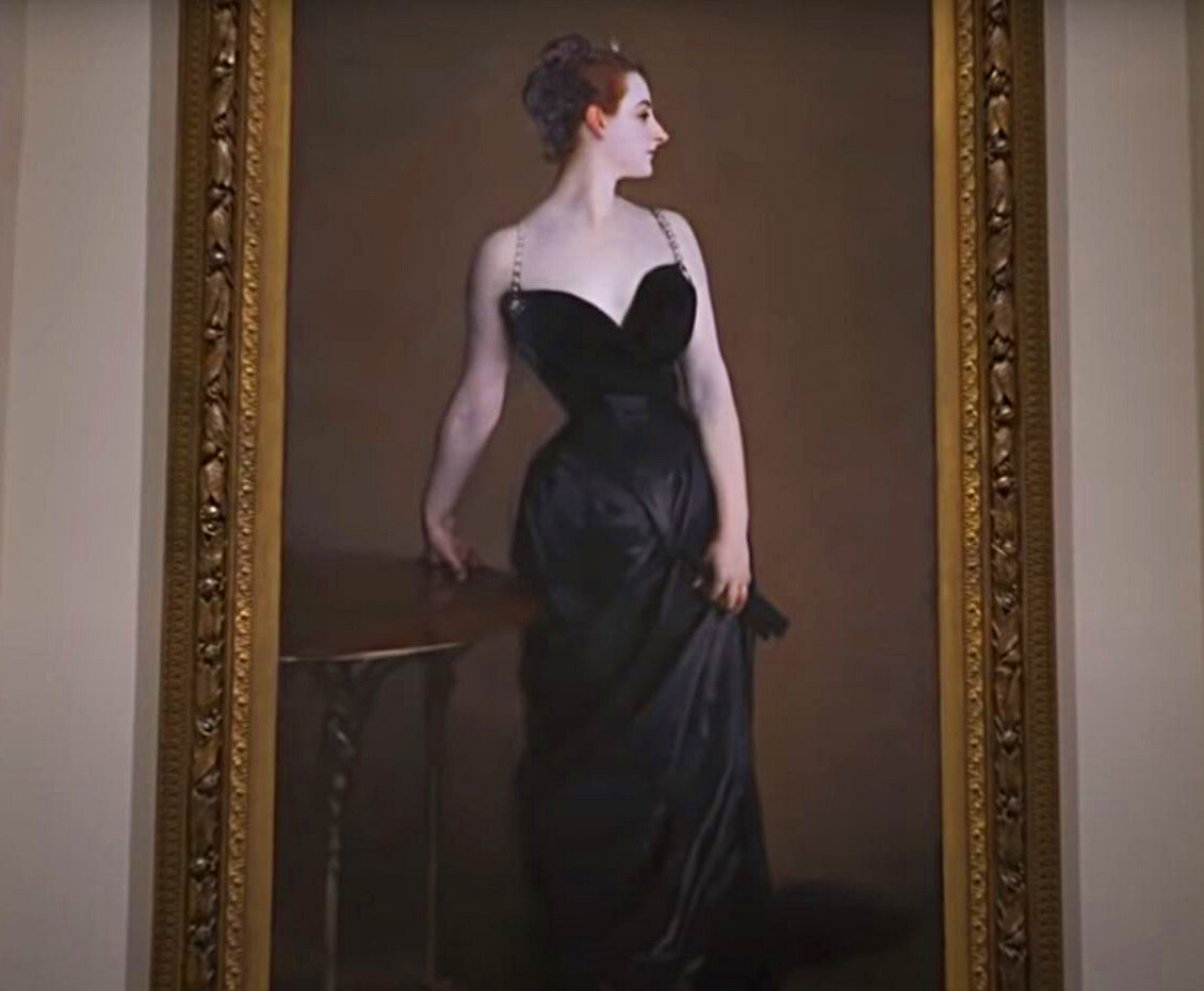 Джон Сингер Сарджент, мадам Икс(Мадам Пьер Готро), 1883-1884, фрагмент