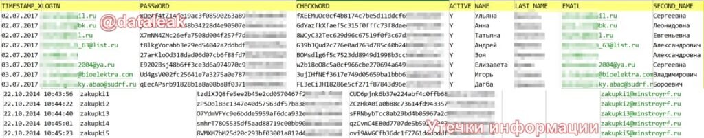 Изображение: Telegram-канал «Утечки информации»