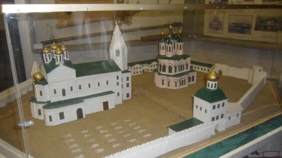 Макет Далматовского монастыря. Фото автора