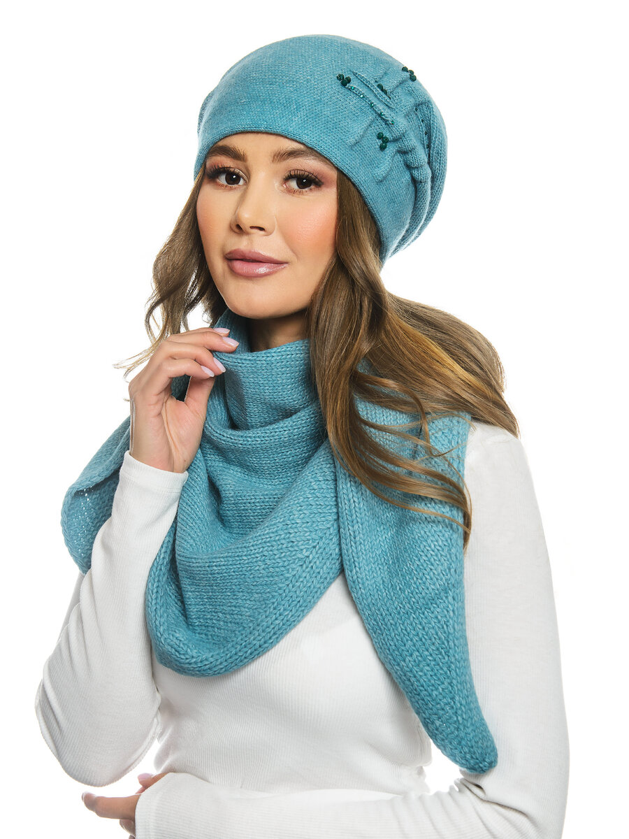 Комплект "Каролина" (шапка+косынка)