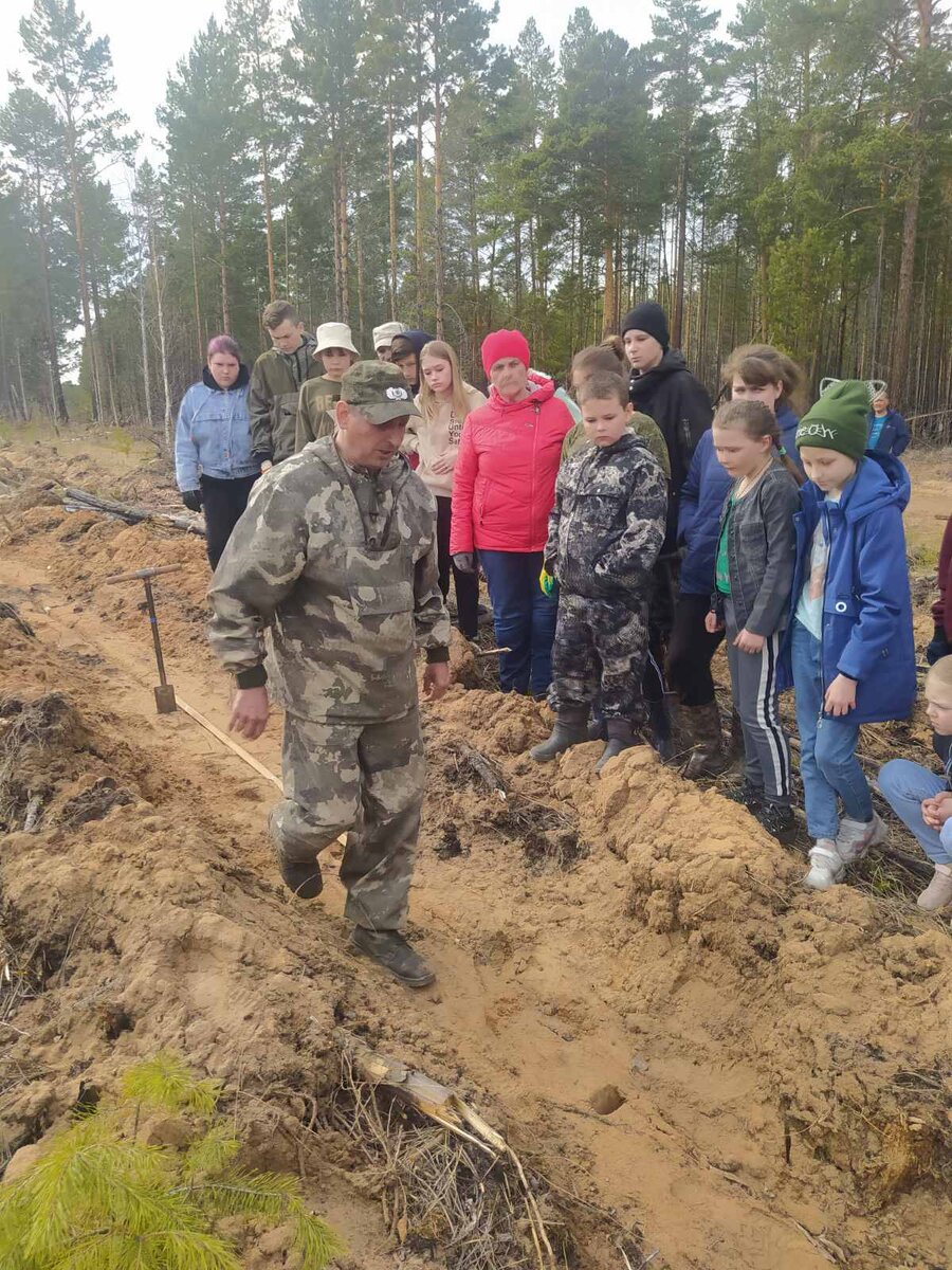 Посадки с школьникам